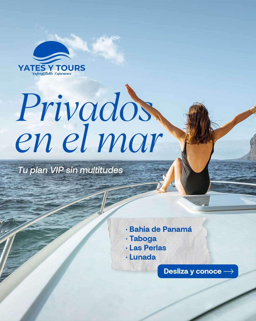 Luxury yacht in Panama